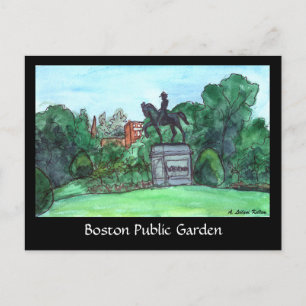 Boston Public Garden Postcard Briefkaart