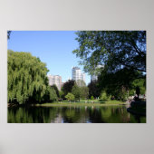 Boston Public Garden Poster (Voorkant)