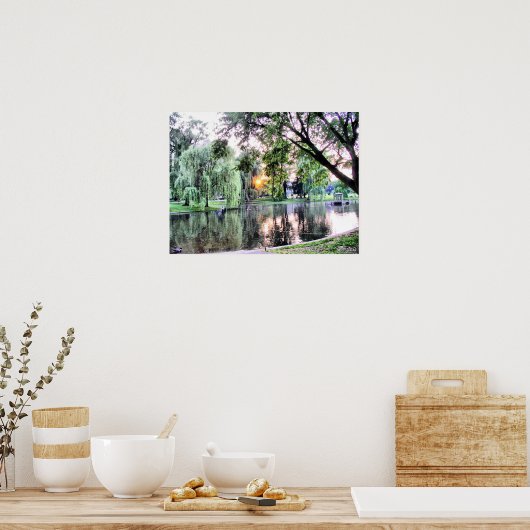 Boston Public Garden Poster (Keuken)