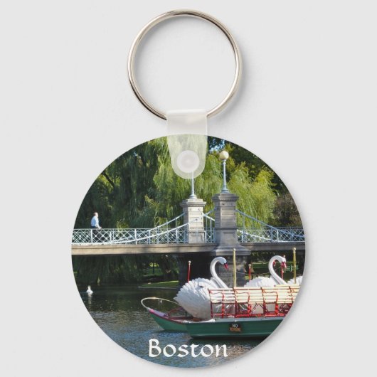 Boston Public Garden Sleutelhanger (Voorkant)