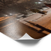 Boston Public Garden Snow Storm MA Massachusetts Foto Afdruk (Hoek)