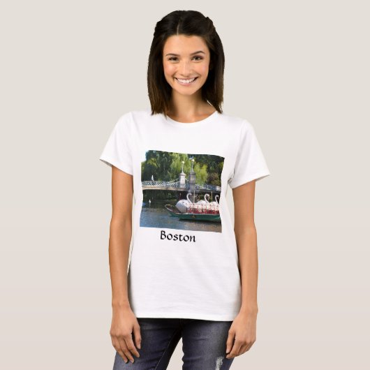 Boston Public Garden T-Shirt (Voorkant volledig)