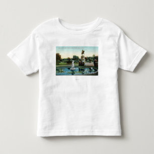Boston Public Garden Uitzicht van Venus bij de Bat Kinder Shirts
