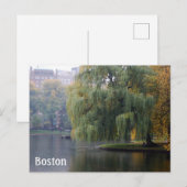 Boston Public Gardens Briefkaart (Voorkant / Achterkant)