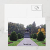 Boston Public Gardens Briefkaart (Voorkant / Achterkant)