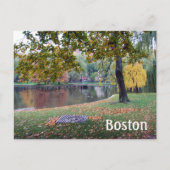 Boston Public Gardens Briefkaart (Voorkant)