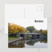 Boston Public Gardens Briefkaart (Voorkant / Achterkant)