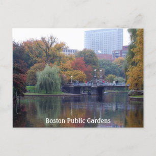 Boston Public Gardens Briefkaart