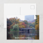 Boston Public Gardens Briefkaart (Voorkant / Achterkant)