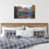 Boston Public Gardens Canvasprint Canvas Afdruk (Insitu (Slaapkamer))