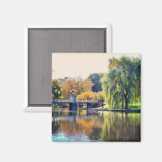 Boston Public Gardens Magnet (Voorkant / Achterkant)
