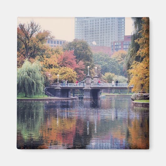 Boston Public Gardens Magnet (Voorkant)