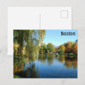 Boston Public Gardens, Massachusetts Briefkaart (Voorkant / Achterkant)