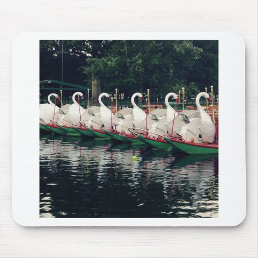 Boston Public Gardens Swan Boats Muismat (Voorkant)