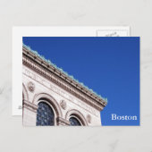 Boston Public Library Briefkaart (Voorkant / Achterkant)