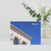 Boston Public Library Briefkaart (Staand voorkant)