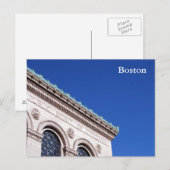 Boston Public Library Briefkaart (Voorkant / Achterkant)
