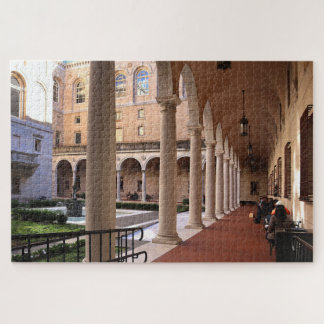 Boston Public Library Courtyard Foto Puzzle Legpuzzel