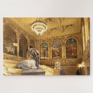 Boston Public Library Foto Puzzle Legpuzzel