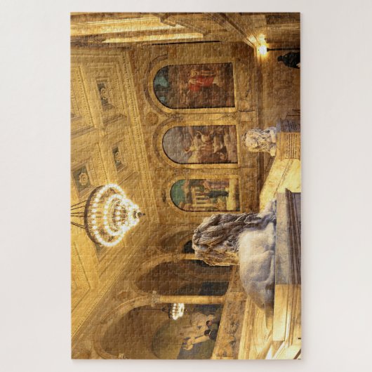 Boston Public Library Foto Puzzle Legpuzzel (Verticaal)