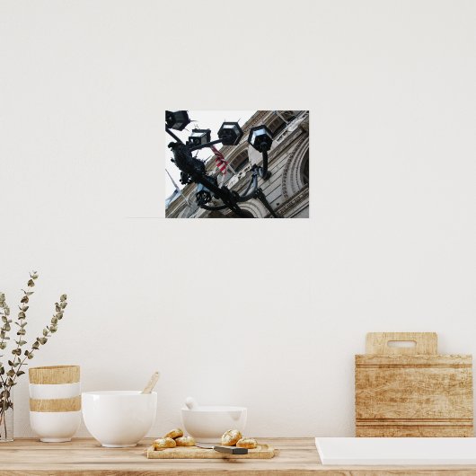 Boston Public Library Lamps Poster (Keuken)