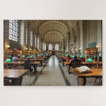 Boston Public Library Leading Room Foto Puzzle