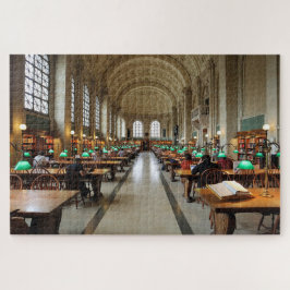 Boston Public Library Leading Room Foto Puzzle Legpuzzel