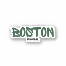 Boston PWHL Hockey voor vrouwen Sticker