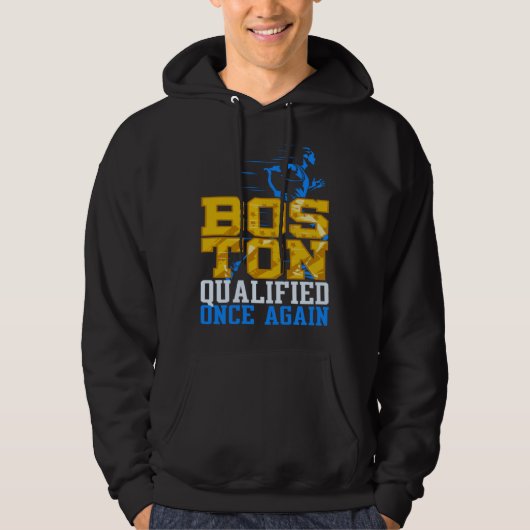 Boston Qualified Once Again Annual Running Trainin Hoodie (Voorkant)