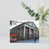 Boston Quincy Market Briefkaart (Staand voorkant)