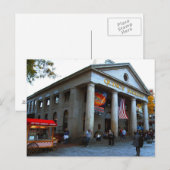 Boston Quincy Market Briefkaart (Voorkant / Achterkant)