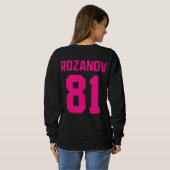 Boston Raiders Hockey Ilya Rozanov 81 Trui (Achterkant volledig)