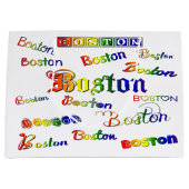 Boston Rainbow Fonts Groot Cadeauzakje (Voorkant)