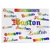 Boston Rainbow Fonts Groot Cadeauzakje (Achterkant)