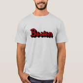 Boston Red en Black T-shirt (Voorkant)