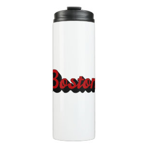 Boston Red en Black Thermosbeker