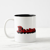 Boston Red en Black Tweekleurige Koffiemok (Links)