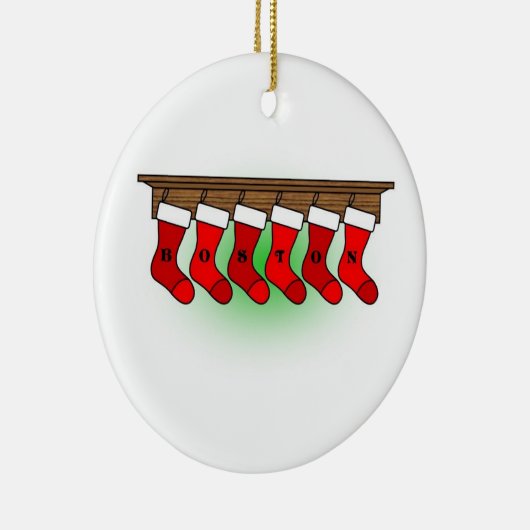 Boston Red Ornament (Rechts)