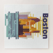 Boston Reisposter Legpuzzel (Horizontaal)