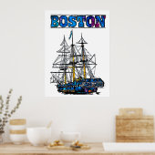 Boston reisposter poster (Keuken)
