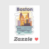 Boston Reisposter Sticker (Vel)