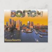 Boston retro Briefkaart (Voorkant)