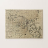 Boston Revolutionary War Map (1775) Legpuzzel (Horizontaal)