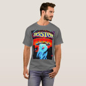 Boston Rock Band vriend retro T-shirt (Voorkant volledig)