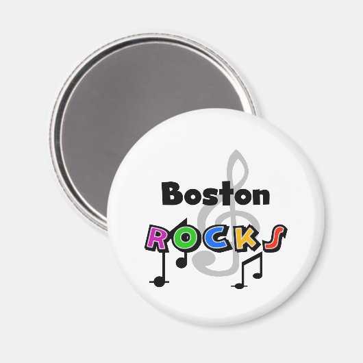 Boston Rocks Magneet (Voorkant / Achterkant)