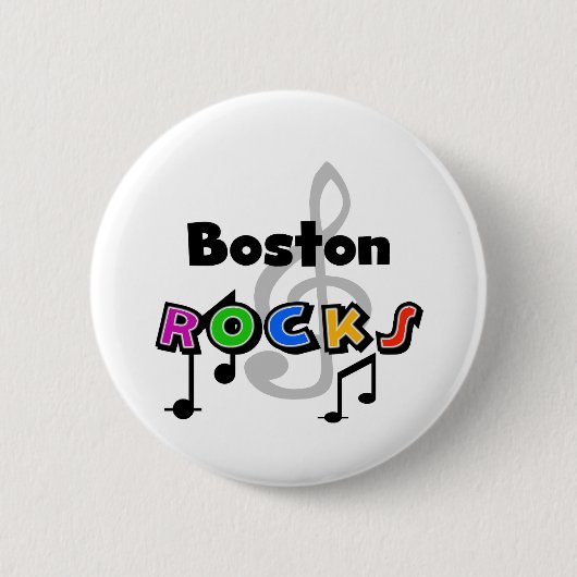 Boston Rocks Ronde Button 5,7 Cm (Voorkant)