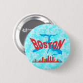 Boston Ronde Button 5,7 Cm (Voorkant /achterkant)