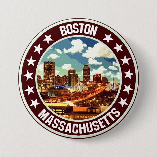 Boston Ronde Button 7,6 Cm (Voorkant)