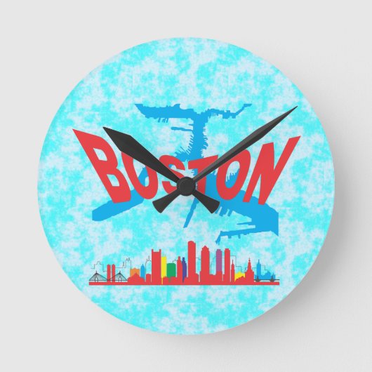 Boston Ronde Klok (Voorkant)