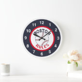 Boston Rules Baseball Clock Grote Klok (Huis)